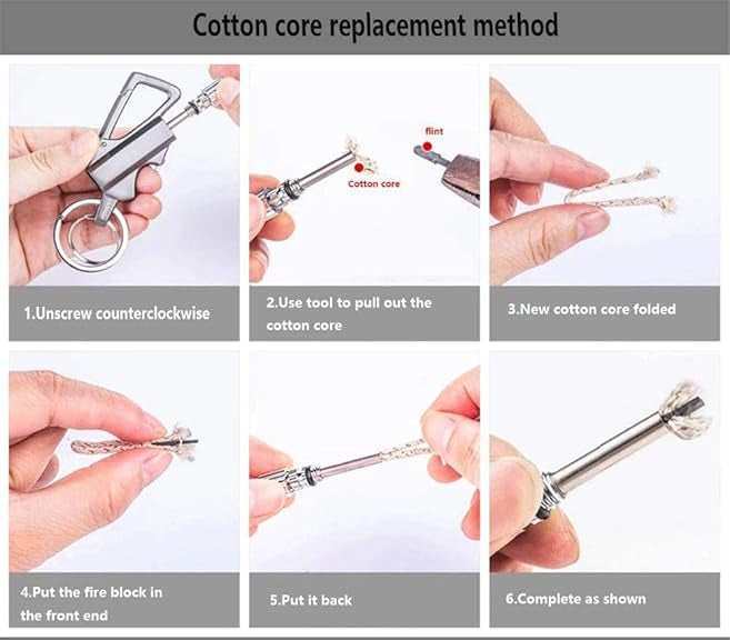 Permanent Match Fire Starter – 10,000 Strikes, Waterproof, Bottle Opener & Keychain Clip