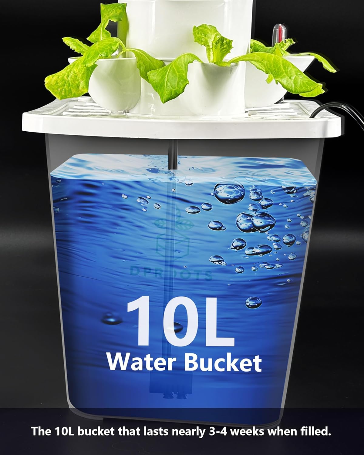 Hydroponic Tower Garden System – 45-Pod Vertical Indoor Planter with Water Circulation & Auto Timer for Growing Herbs, Vegetables & Houseplants – Ideal for Home, Patio, or Greenhouse