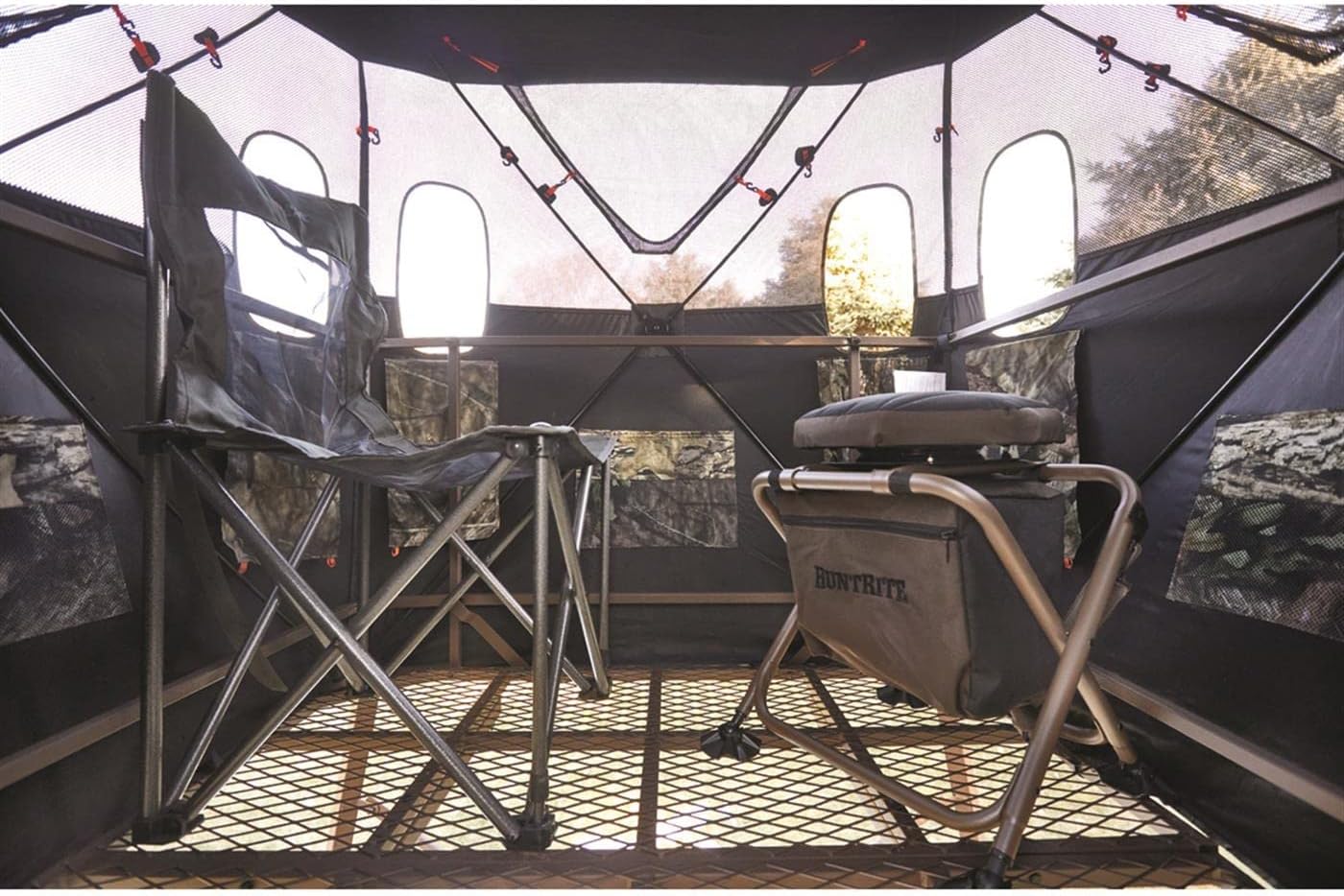 6-Foot Elevated Hunting Blind Tower Stand – 2-Man Tripod Deer Blind with 4x4 Platform | Durable Outdoor Hunting Gear & Accessories