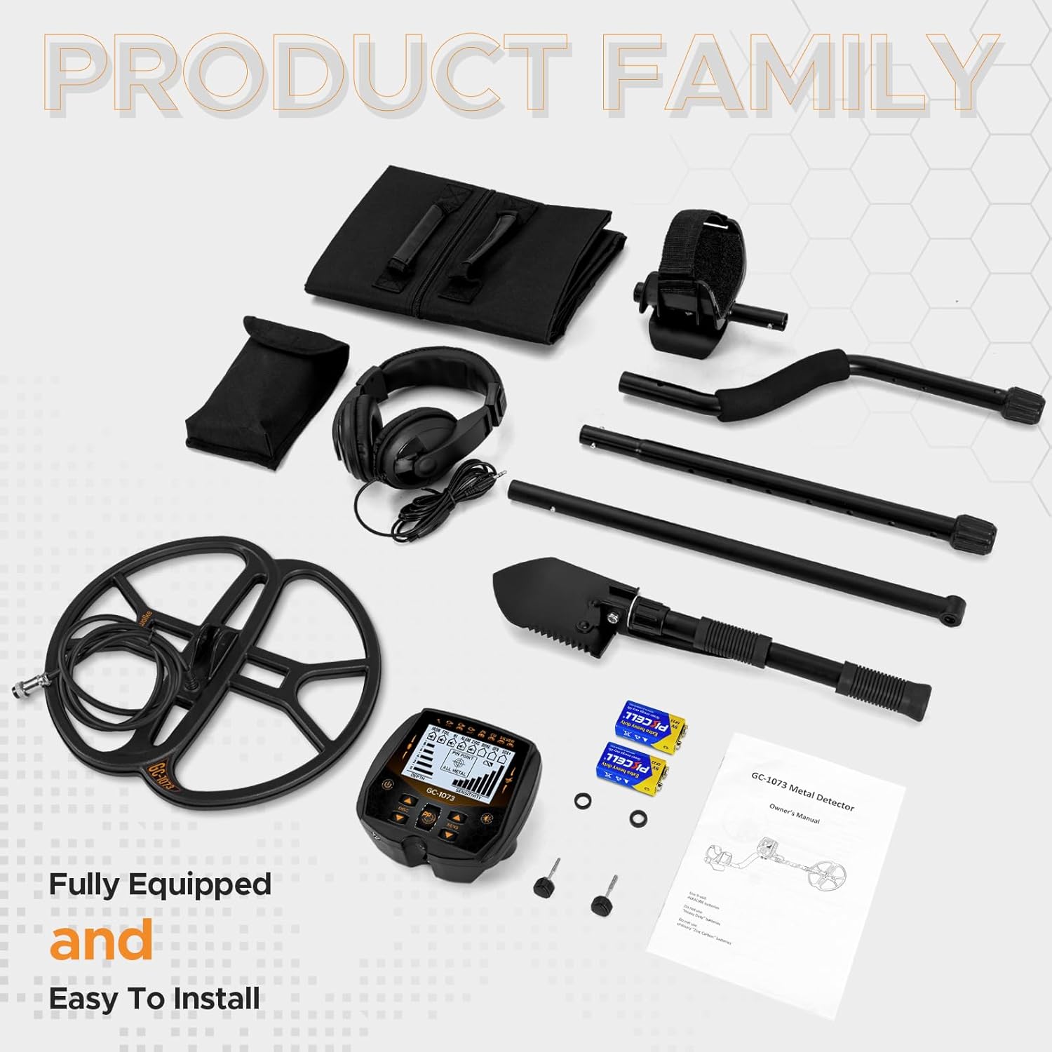 13" Professional Metal Detector for Adults – Waterproof DD Search Coil, High Sensitivity Gold Finder with Pinpoint Mode & LCD Backlight Display