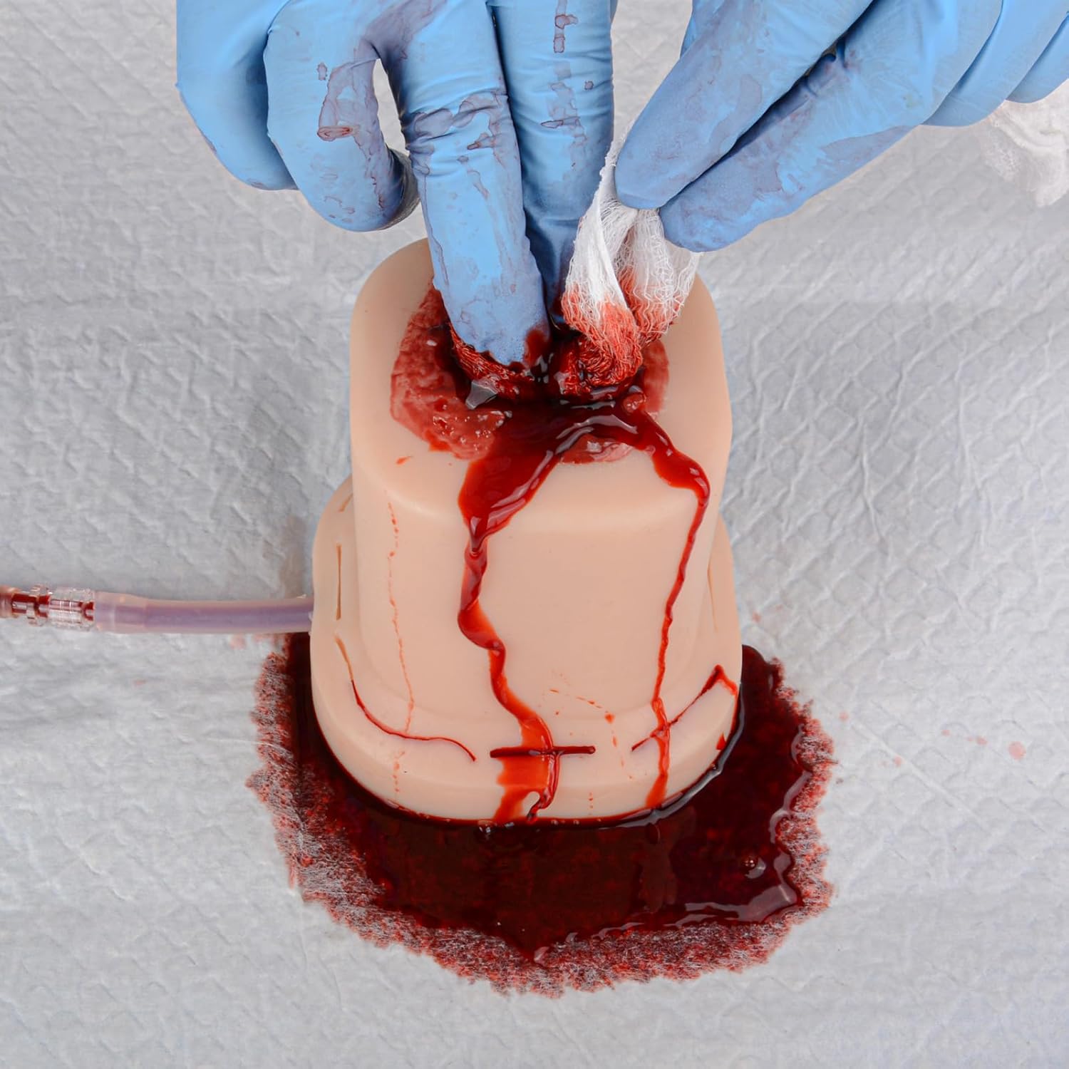 Gunshot Wound Packing Trainer Kit – Stop the Bleed & Bleed Control Training Kit for Medical Classes with Carrying Bag