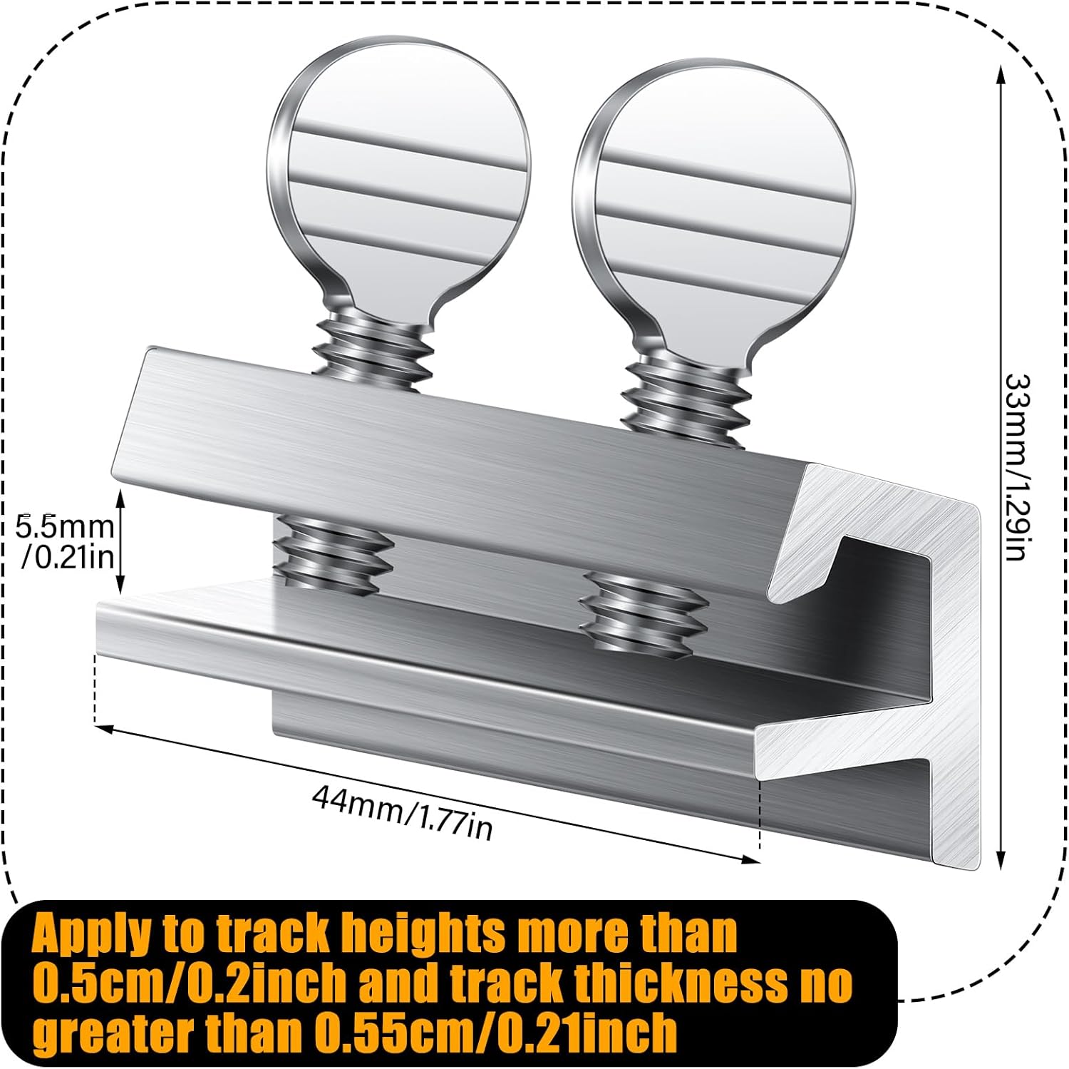 25-Pack Sliding Window Locks with Keys – Adjustable Aluminum Window and Door Security Stoppers, Metal Safety Lock for Home, Patio, and Sliding Glass Doors (2 Keys Included, Silver)