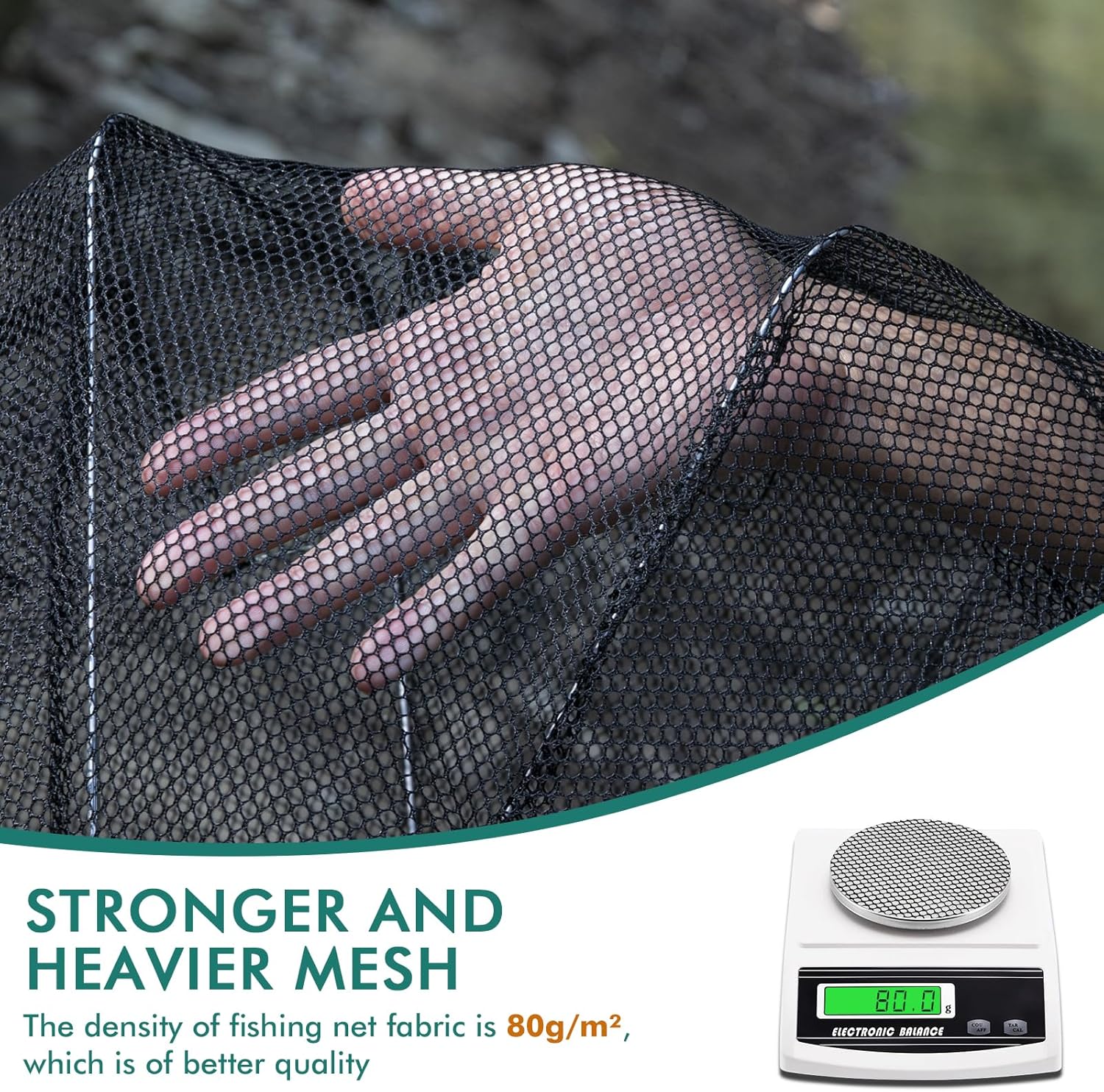 2PCS Large Fishing Bait Traps - 10-Hole Crab Nets with Rope for Minnow, Crawfish, Shrimp, and Crawdad | Durable Foldable Fish Traps for Bait Fishing