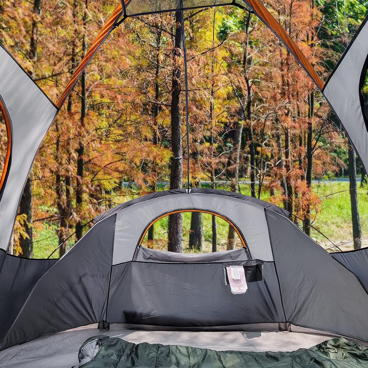 8 Person Camping Tent – Large Family Dome Tent with Rainfly | 3 Season, Waterproof, Easy Setup