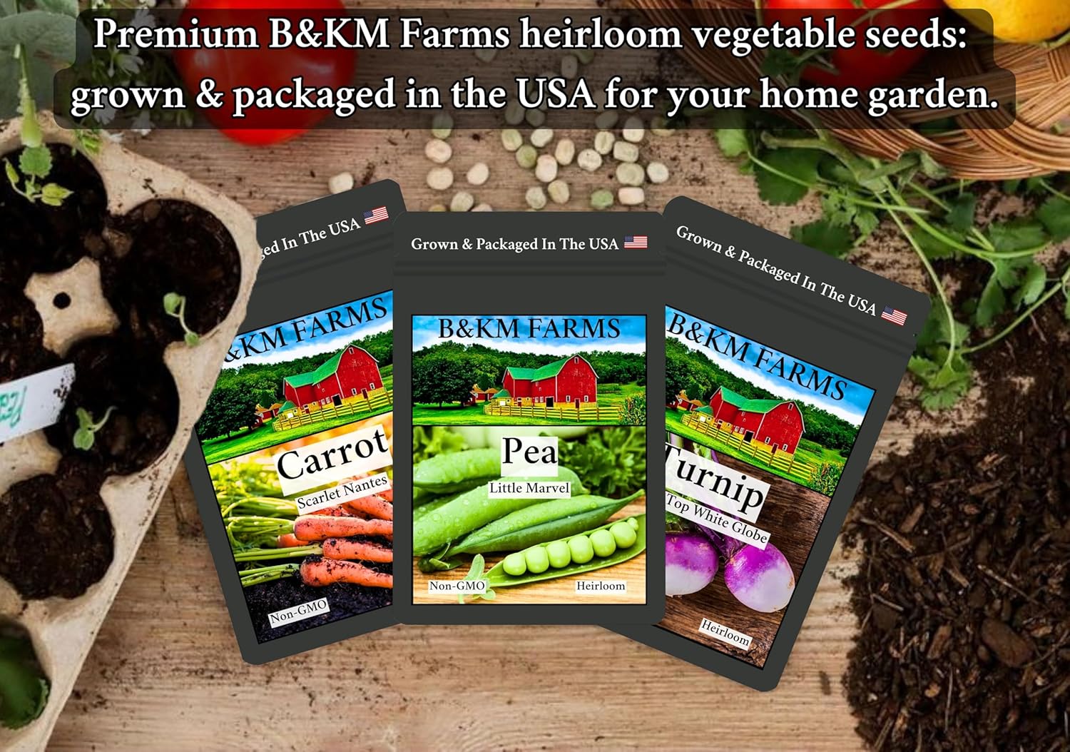 Heirloom Survival Seed Vault – 20,000+ Seeds, 30 Non-GMO Varieties, 5-Year Shelf Life, Weatherproof Bucket