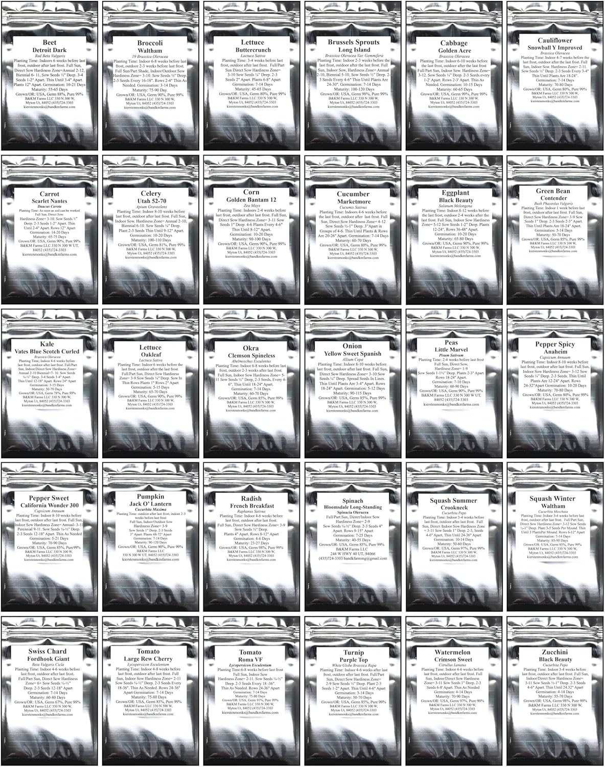 20,000+ Non-GMO Heirloom Survival Seeds – 5+ Year Emergency Food Supply | 30 Fruit & Vegetable Varieties for Long-Term Storage in Weatherproof Bucket