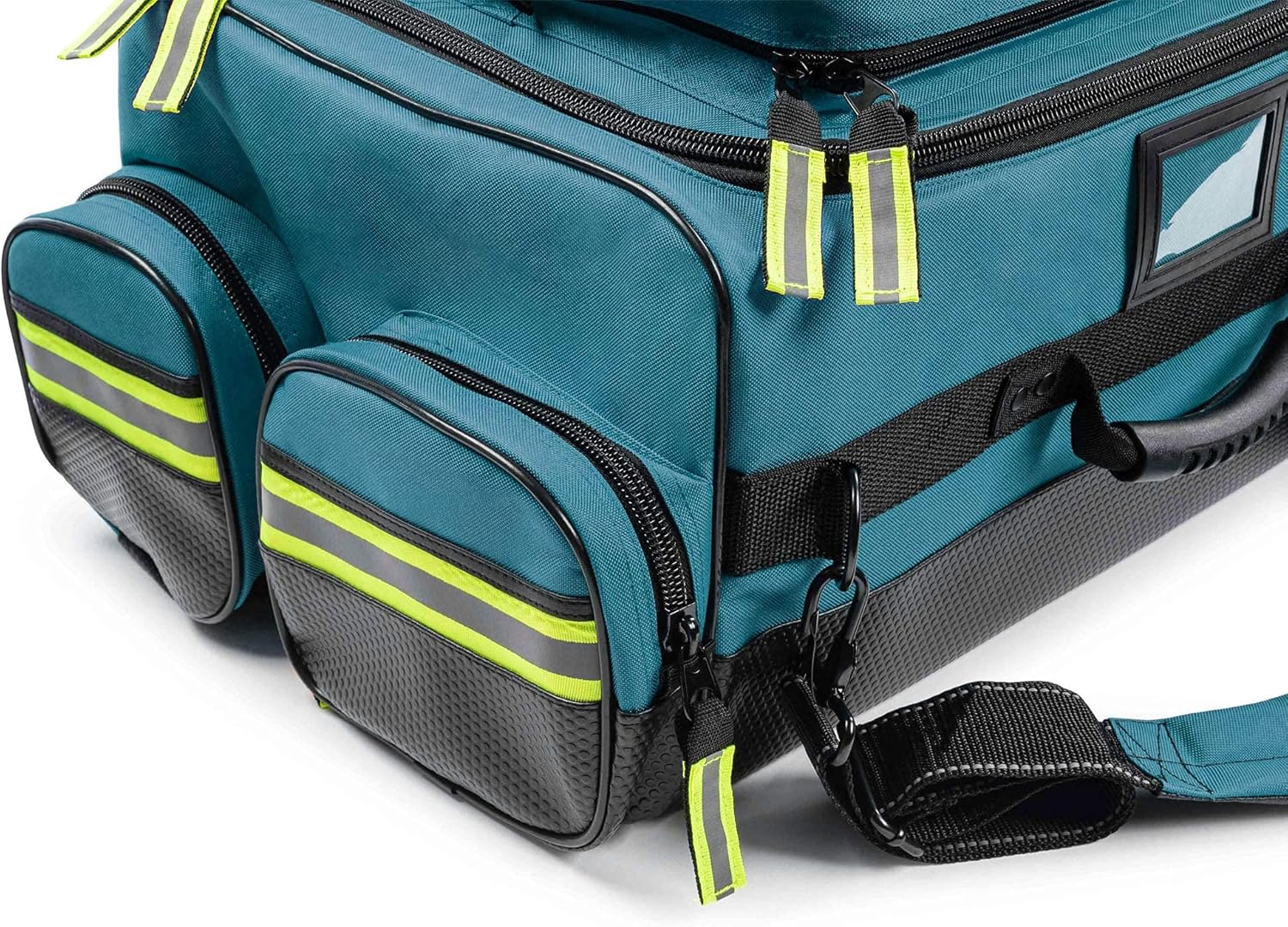 Fully-Stocked Premium First Responder Bag, HSA/FSA Approved, Large Pro EMT/EMS Trauma, Bleeding & Oxygen Medical Kit, CAT Tourniquet, HyFin Chest Seal & 250+ First Aid Supplies