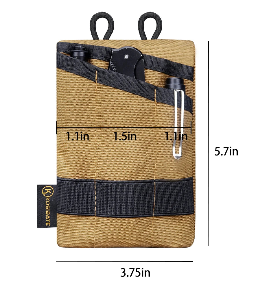 Tactical EDC MOLLE Pouch – Mini Wallet & Waist Pack for Cards, Keys, Coins & Outdoor Gear – Ideal for Camping, Hiking & Hunting