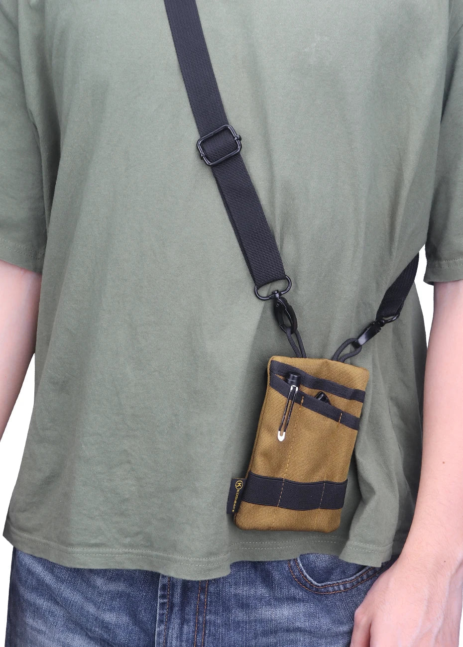 Tactical EDC MOLLE Pouch – Mini Wallet & Waist Pack for Cards, Keys, Coins & Outdoor Gear – Ideal for Camping, Hiking & Hunting