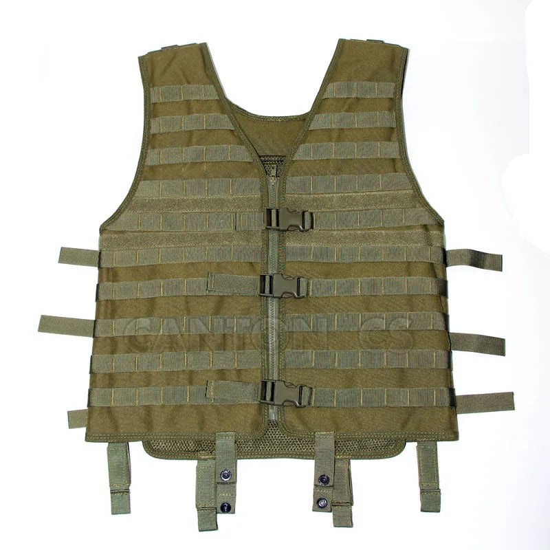 FLCS Tactical MOLLE Vest With Breathable Mesh Adjustable Outdoor Molle Modular Utility Vest