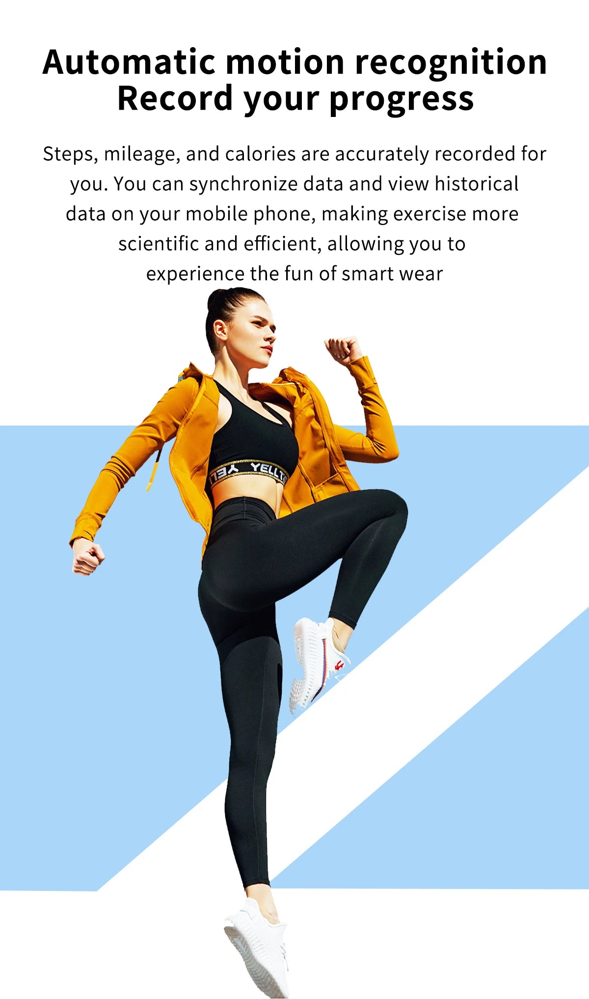 Smart Fitness Watch for Women & Men – Waterproof Sports Smartwatch with Heart Rate Monitor, Compatible with Xiaomi, Android & iOS