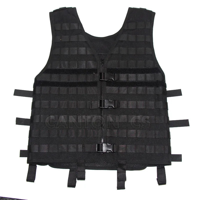 FLCS Tactical MOLLE Vest With Breathable Mesh Adjustable Outdoor Molle Modular Utility Vest