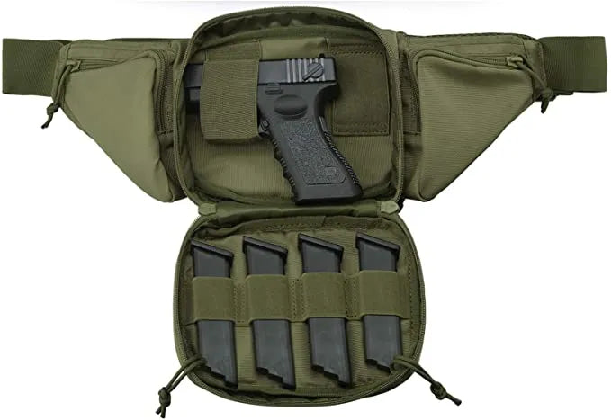 Tactical Gun Holster Fanny Pack EDC