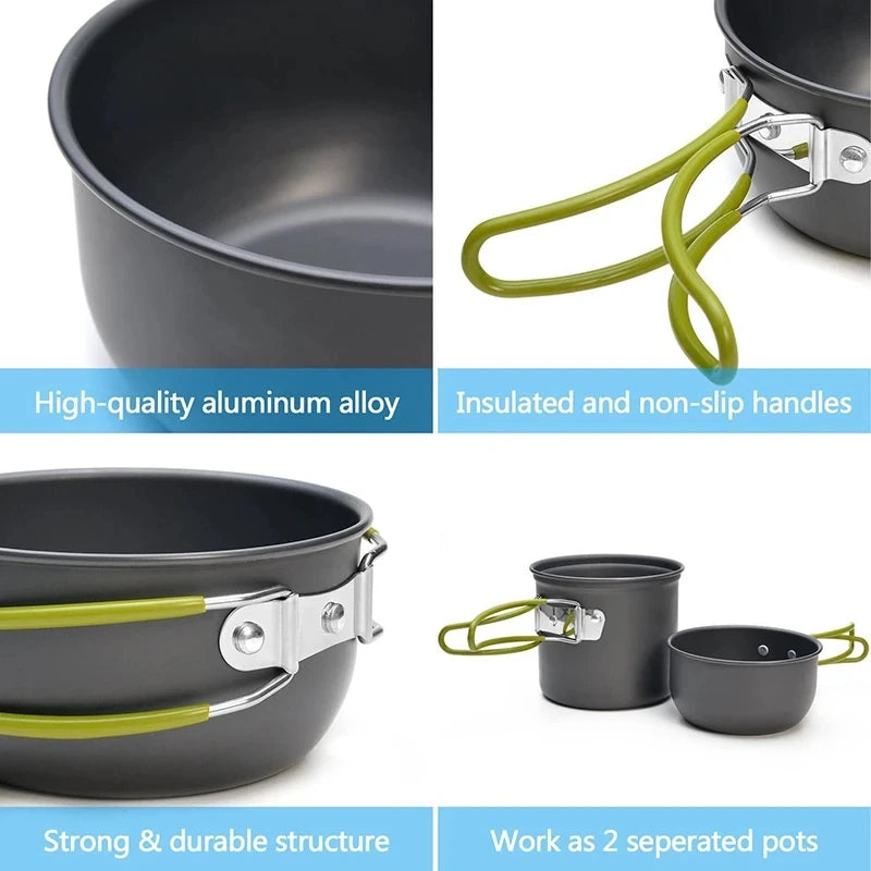 Portable Camping Cookware Set