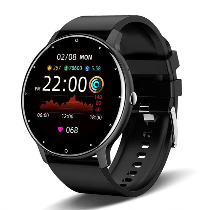 Smart Fitness Watch for Women & Men – Waterproof Sports Smartwatch with Heart Rate Monitor, Compatible with Xiaomi, Android & iOS