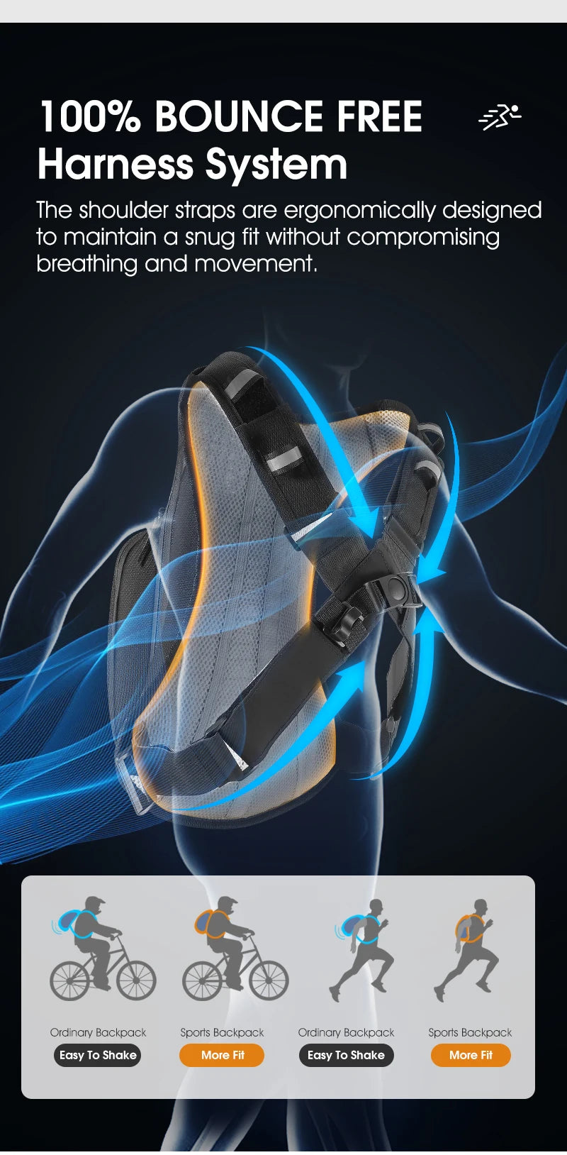 10L Ultralight Cycling Backpack – Ergonomic MTB & Road Bike Hydration Pack with Water Bladder for Hiking, Camping & Climbing