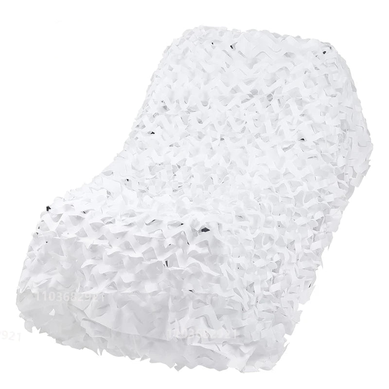 Military Camouflage Net – Hunting, Tactical, Garden, Gazebo, Car Awning | Available in White, Green, Black, Jungle, and Desert Colors