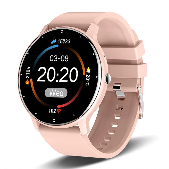 Smart Fitness Watch for Women & Men – Waterproof Sports Smartwatch with Heart Rate Monitor, Compatible with Xiaomi, Android & iOS