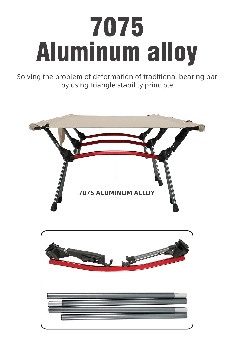 Portable Folding Camping Cot – Comfortable Outdoor Sleeping Bed for Adults & Kids | Perfect for Camping, Travel, and RV Use
