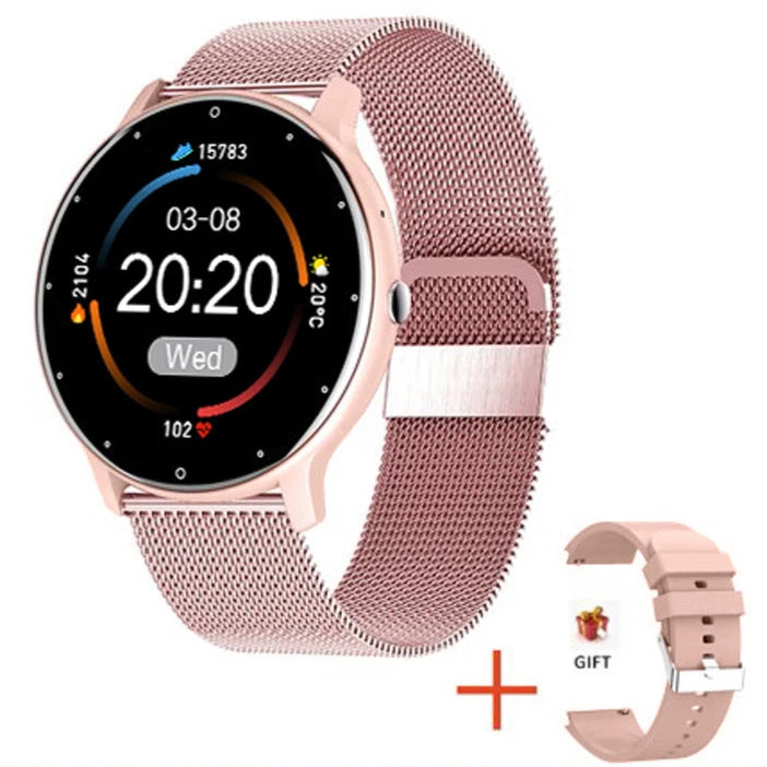 Smart Fitness Watch for Women & Men – Waterproof Sports Smartwatch with Heart Rate Monitor, Compatible with Xiaomi, Android & iOS