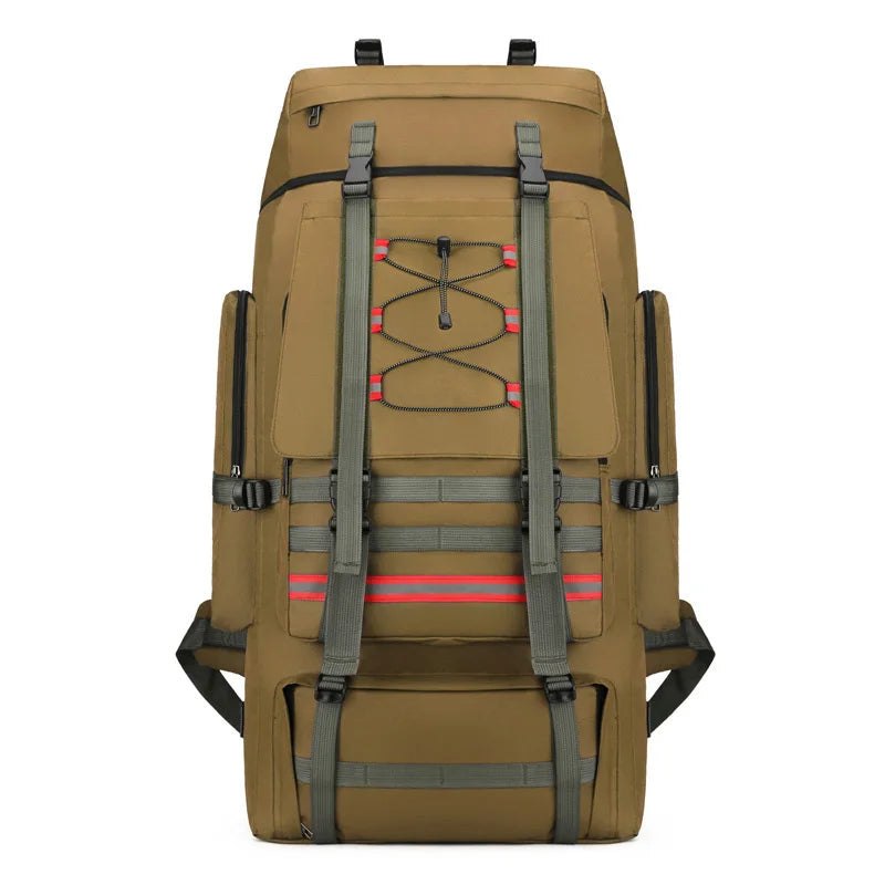 130L Large Hiking Camping Backpack – Tactical MOLLE Travel Rucksack for Men | Waterproof Trekking Outdoor Sports Pack