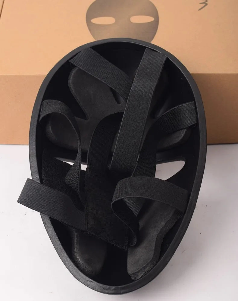 USA Tactical Bulletproof Full-Face Mask - NIJ Level IIIA Aramid Body Armor with Ballistic Visor Shield