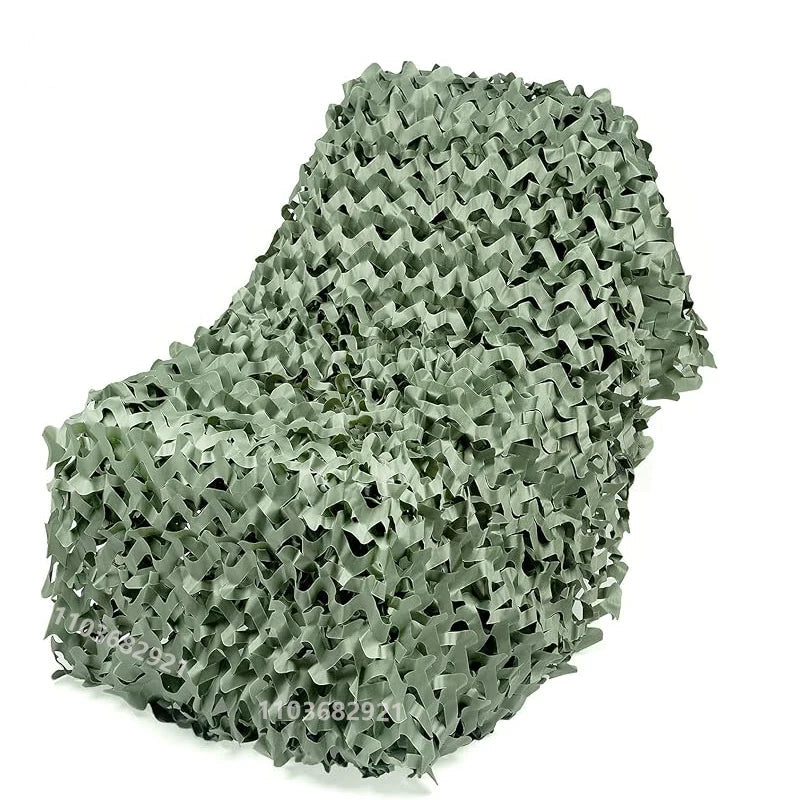 Military Camouflage Net – Hunting, Tactical, Garden, Gazebo, Car Awning | Available in White, Green, Black, Jungle, and Desert Colors