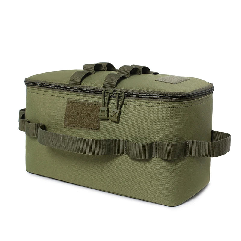 Large Capacity Outdoor Camping Gas Tank Storage Bag – Durable Ground Nail Tool Bag for Gas Canister, Picnic Cookware, and Camping Utensils Kit