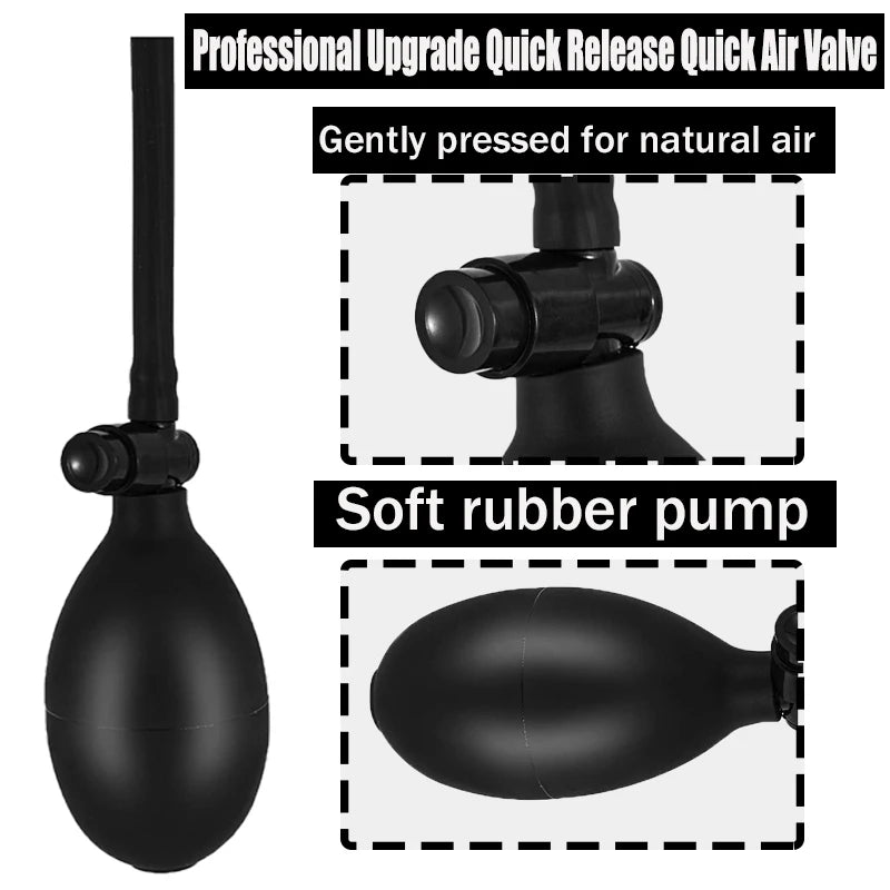 PDR Air Wedge Auto Entry Tool – Car Door Unlocking Tool for Locksmiths, Pump Wedge Lock Opening Tool Kit for Vehicle Entry