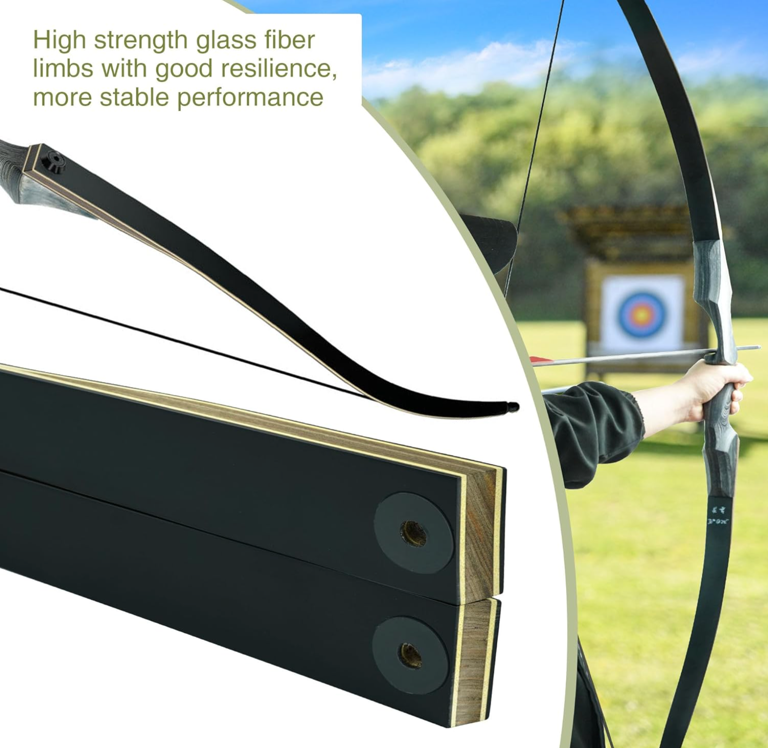 45lbs Recurve Right Handed Bow 60"