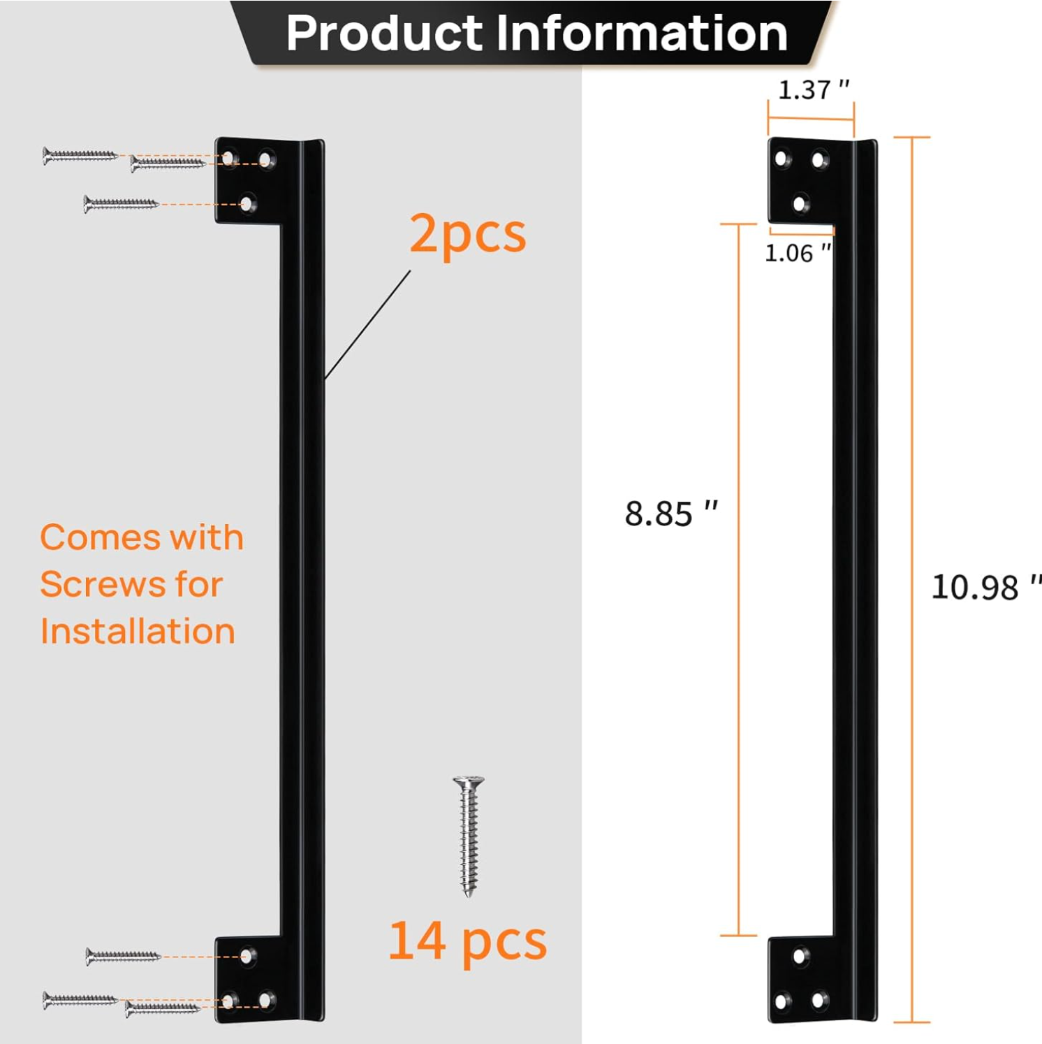 Security Door Latch Cover, 2 Pcs Door Latch Guard Plate, L Shaped Security Reinforcement Striker Plates, Cover The Gap Between Door Lock and Door Frame