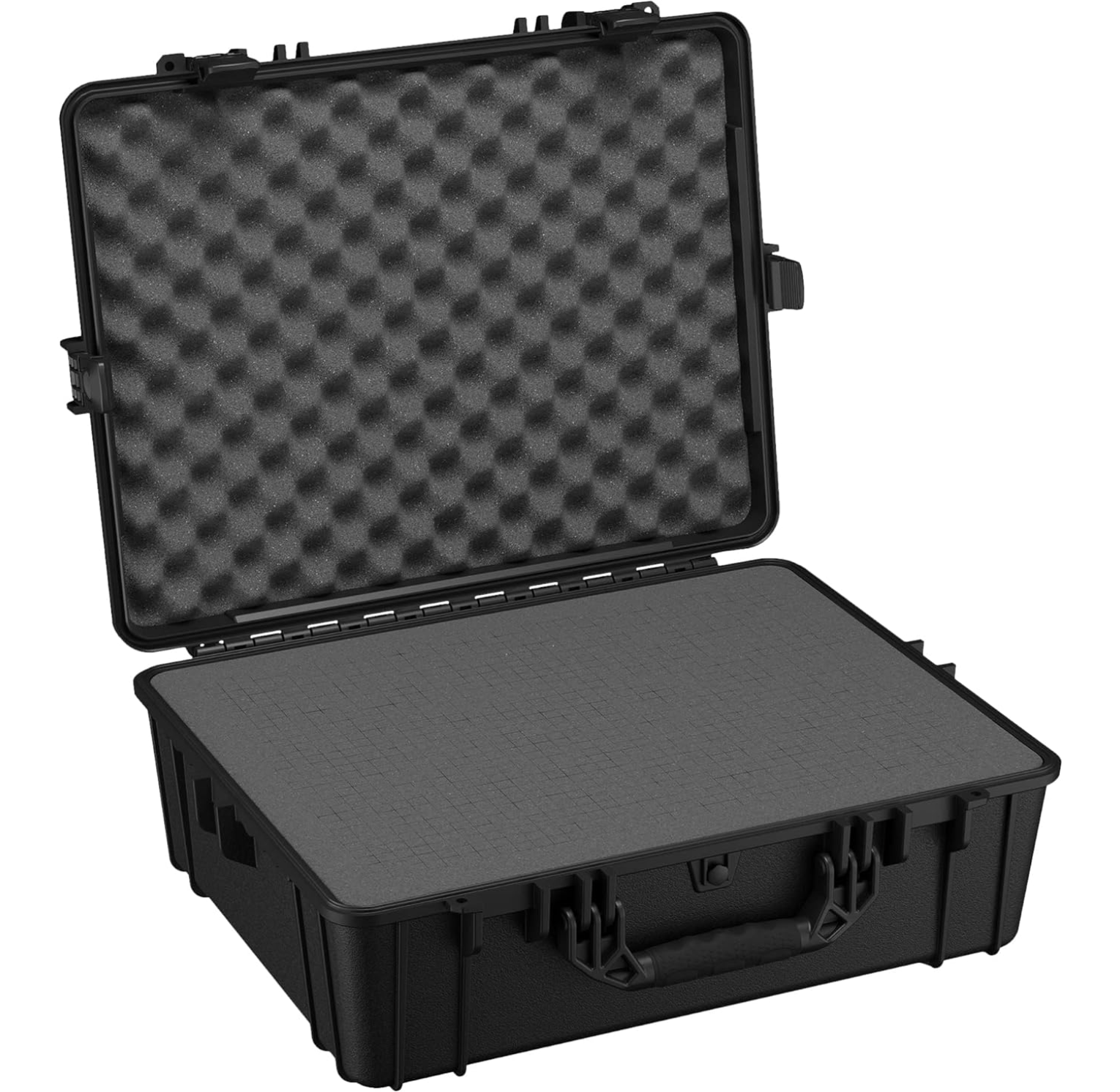 25" Large Waterproof Hard Case with Foam, Portable Protective Storage Box for Travel, Hunting, Military, Tactical, Made in USA, 839, 24.50"x 19.46"x8.41"