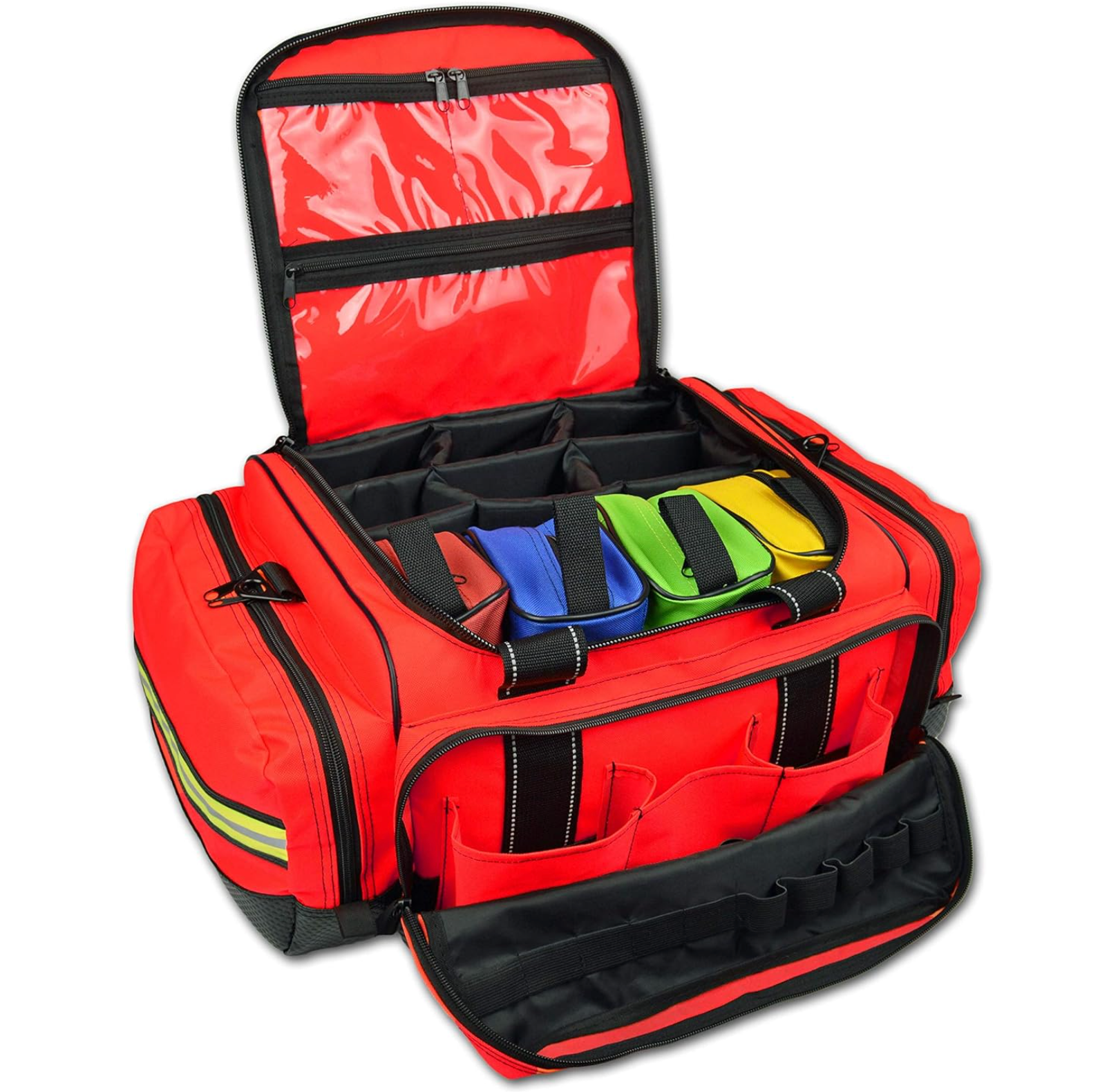 Extra Large 250 Count Medic First Responder EMT Trauma Bag Stocked w/Fill Kit C