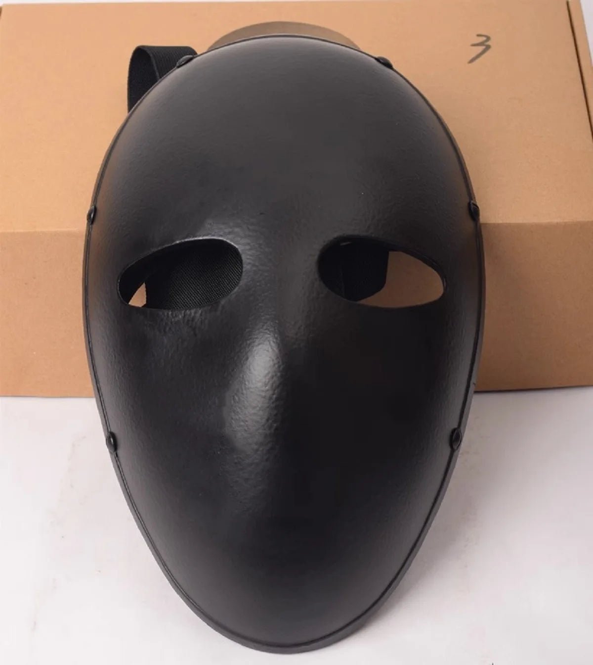 USA Tactical Bulletproof Full-Face Mask - NIJ Level IIIA Aramid Body Armor with Ballistic Visor Shield