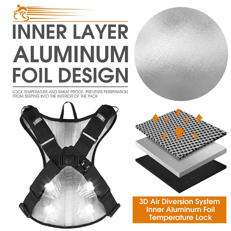 10L Ultralight Cycling Backpack – Ergonomic MTB & Road Bike Hydration Pack with Water Bladder for Hiking, Camping & Climbing