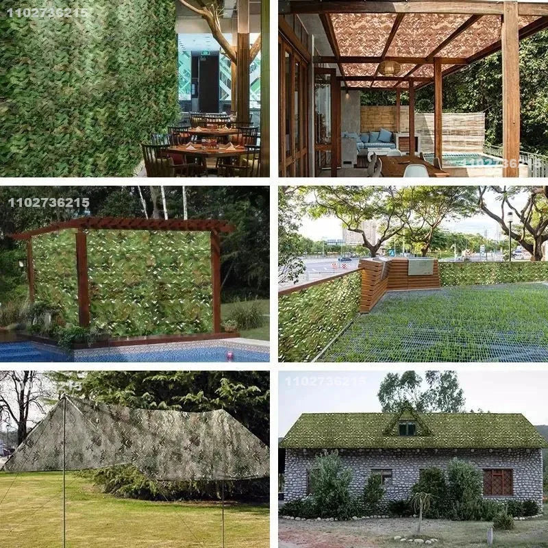 Military Camouflage Net – Hunting, Tactical, Garden, Gazebo, Car Awning | Available in White, Green, Black, Jungle, and Desert Colors