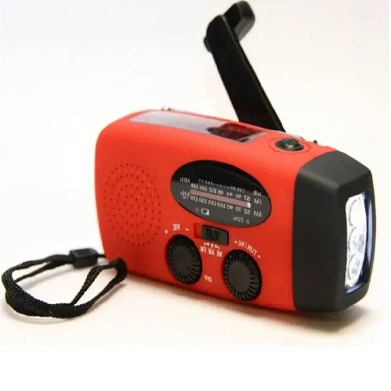 Hand Crank Multifunctional Solar Radio USB Charging Flashlight Power Bank