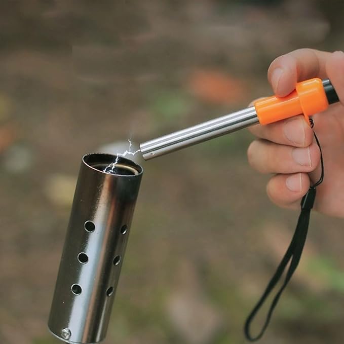 Universal Piezo Igniter for Camping Stoves – Push-Button Spark Ignition for Butane/Propane Gas Canister Stoves, Lightweight Ignitor for Backpacking, Hiking, and Outdoor Cooking