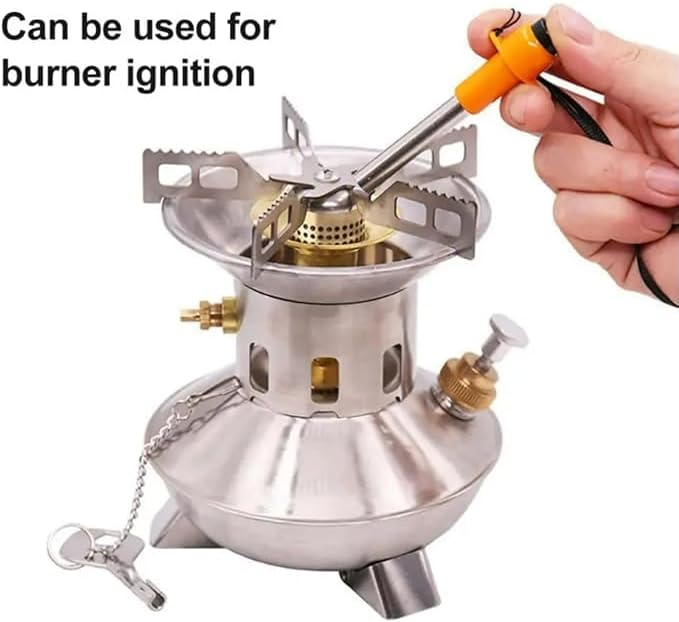 Universal Piezo Igniter for Camping Stoves – Push-Button Spark Ignition for Butane/Propane Gas Canister Stoves, Lightweight Ignitor for Backpacking, Hiking, and Outdoor Cooking