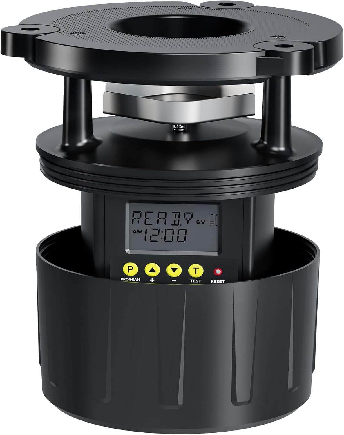 6V Deer Feeder Kit with Digital Timer – Game & Chicken Feeder Motor Kit with Spinner, Adjustable Arms, Battery Slot & Solar Panel Port | Hunting Feeder Replacement System