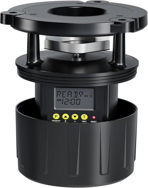 Deer Feeder Motor Kit – 6V Digital Timer, 8 Daily Feedings, Solar-Ready, Adjustable Arms | Replacement Feeder System