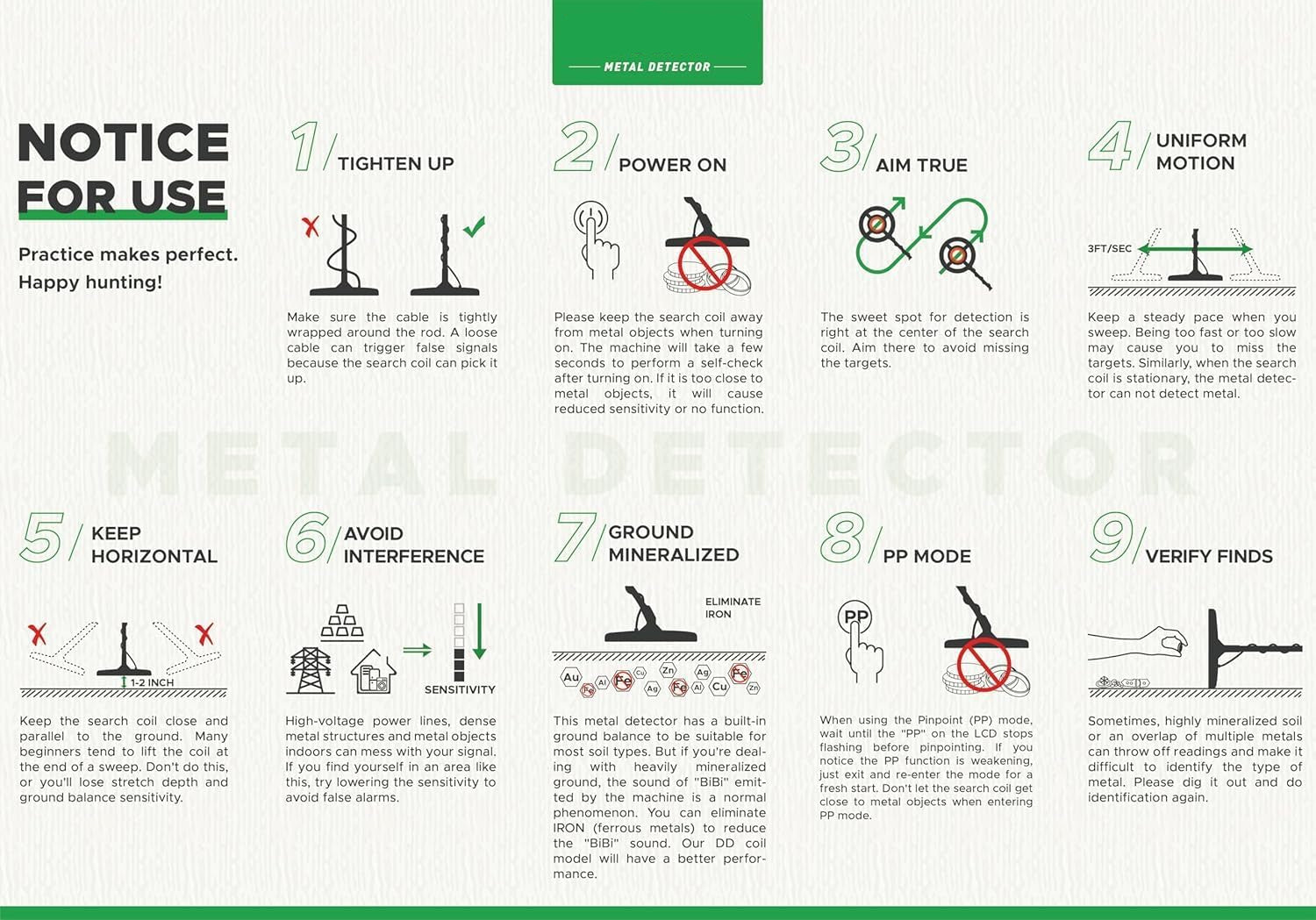 13" Professional Metal Detector for Adults – Waterproof DD Search Coil, High Sensitivity Gold Finder with Pinpoint Mode & LCD Backlight Display
