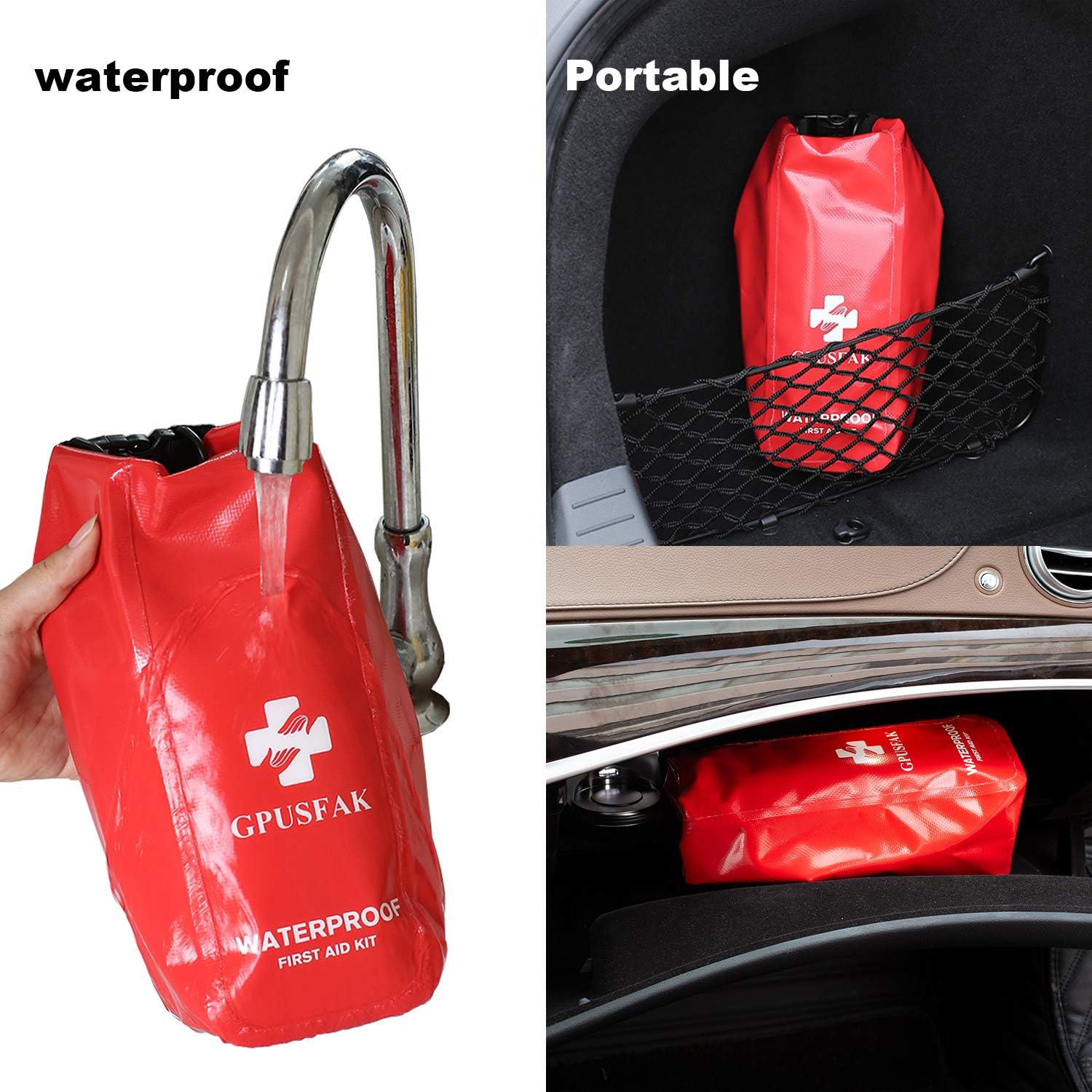 103-Piece Boat Emergency Kit – Waterproof Marine First Aid Kit for Boating, Fishing, Sailing, and Outdoor Water Safety