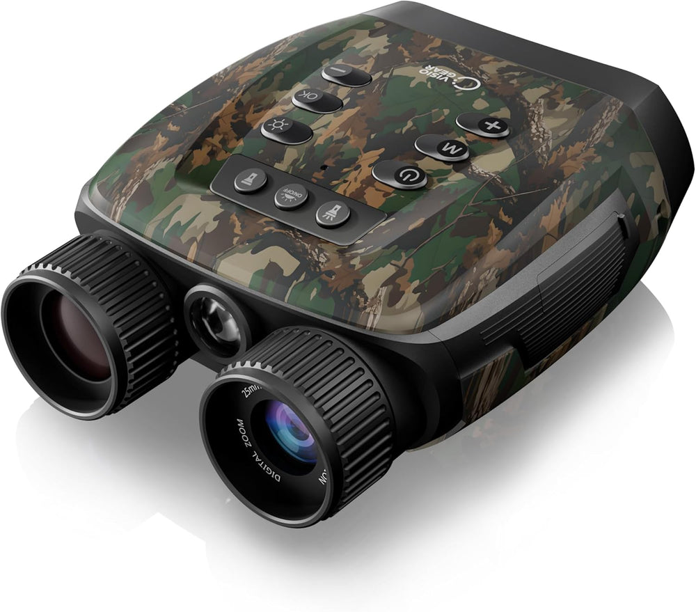 4K Night Vision Binoculars – AI Color, 2000 ft Range, 5×Zoom, 5000mAh Battery & 32GB Card | Hunting & Surveillance