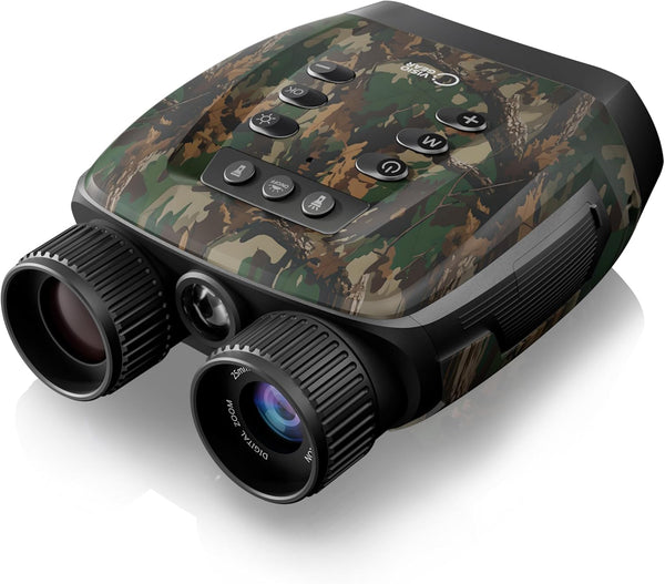 4K Night Vision Binoculars – AI Color, 2000 ft Range, 5×Zoom, 5000mAh Battery & 32GB Card | Hunting & Surveillance