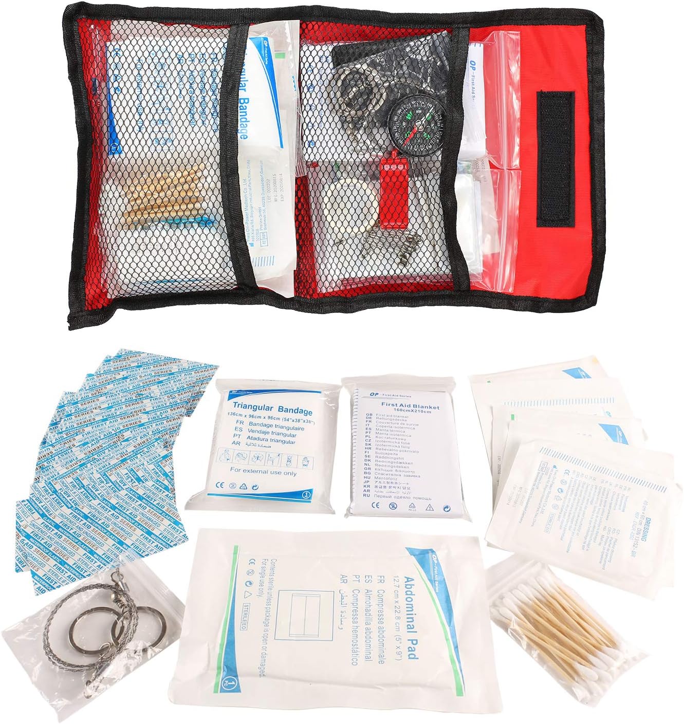 103-Piece Boat Emergency Kit – Waterproof Marine First Aid Kit for Boating, Fishing, Sailing, and Outdoor Water Safety