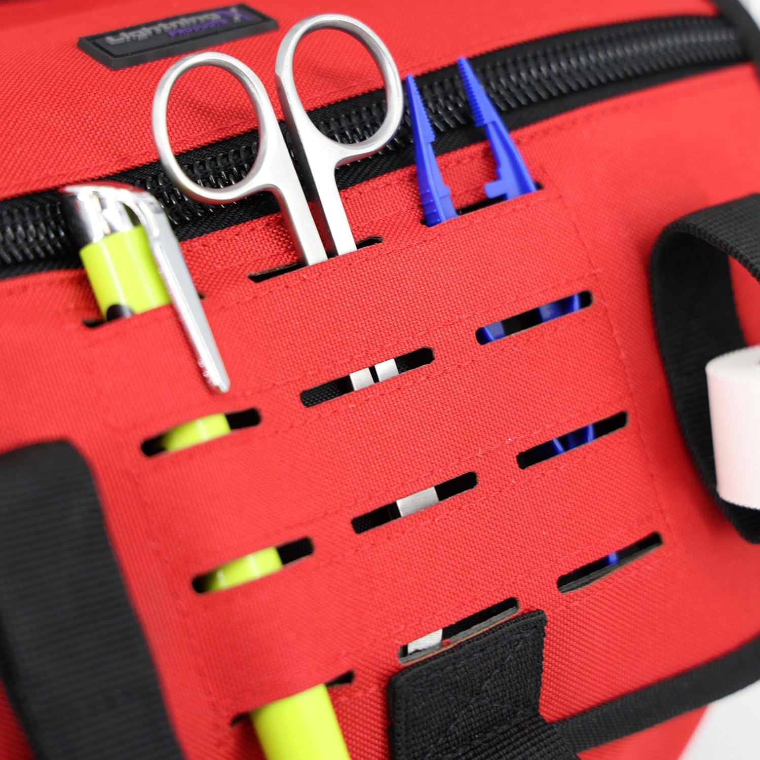 Tactical Medical Sling Pack – Fully Stocked First Aid Kit, 10 Compartments, MOLLE & Quick-Release Strap