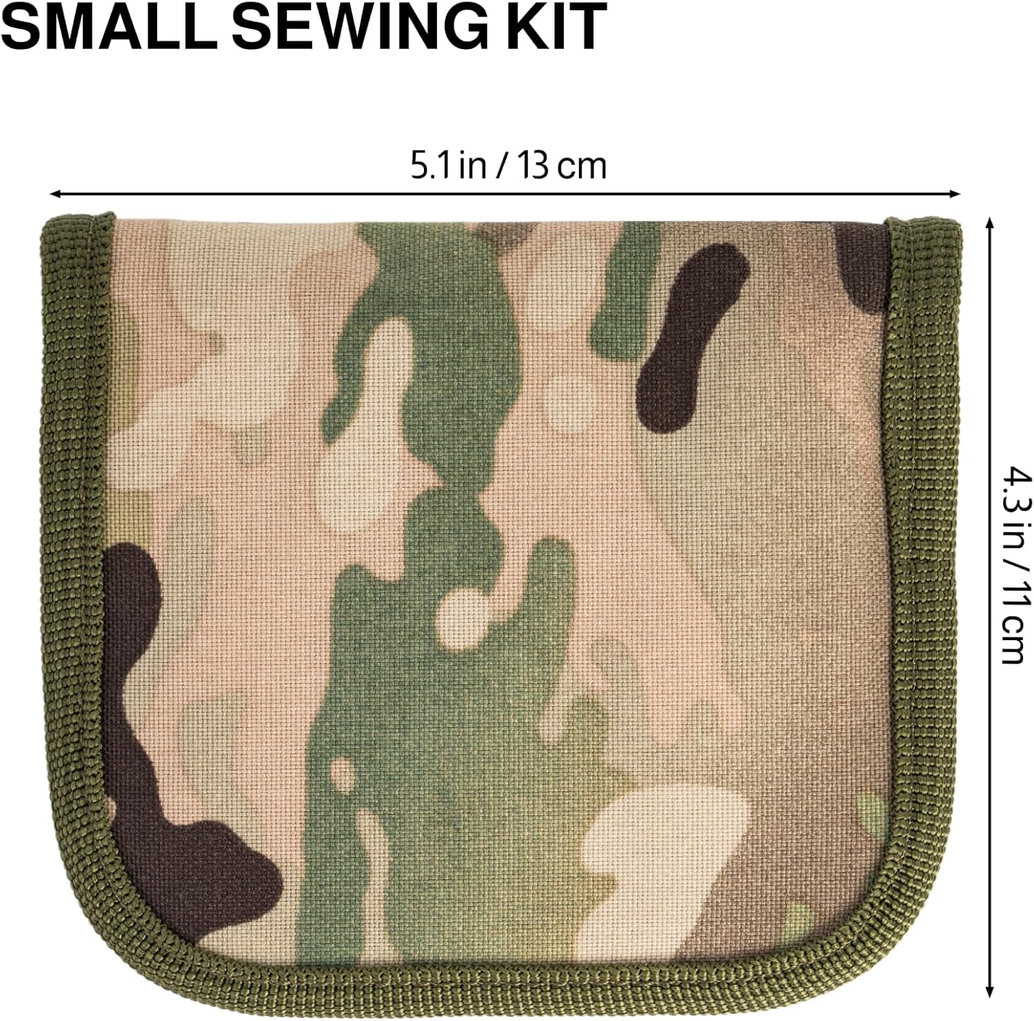 Military Sewing Kit – Compact Tactical Repair Kit with Needles, Thread & Buttons | Heavy-Duty Travel Sewing Kit for Home, Outdoor, EDC & Uniform Repairs