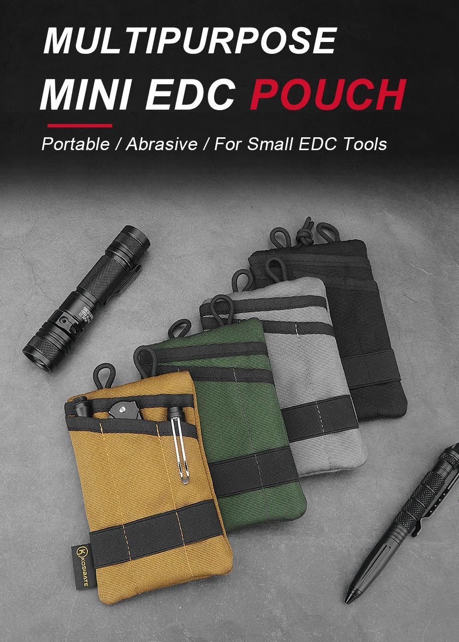 Tactical EDC MOLLE Pouch – Mini Wallet & Waist Pack for Cards, Keys, Coins & Outdoor Gear – Ideal for Camping, Hiking & Hunting