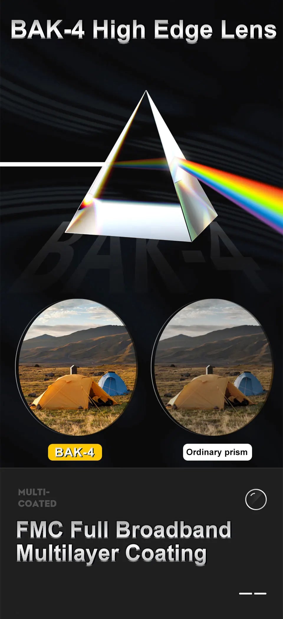 10-380x100 High-Powered Binoculars – Ultra Zoom HD BAK4 Long-Range Telescope for Hunting, Bird Watching, and Travel